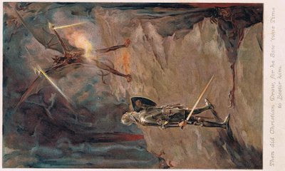 ジョンバニヤンによる「巡礼者の進歩」のイラスト、1910年頃 作： Walter Stanley Paget